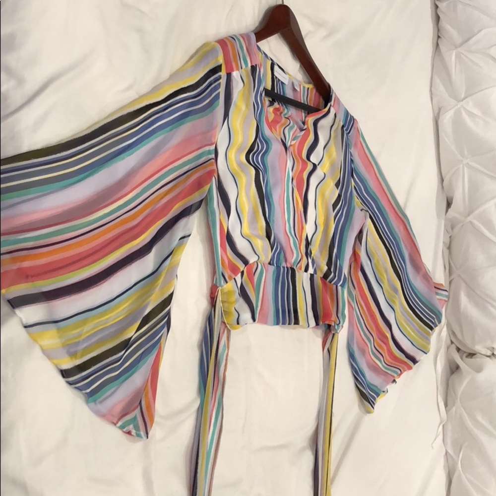 Colorful summer blouse - Picture 3 of 8